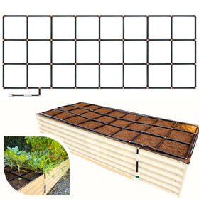 Garden In Minutes Garden Grid assembly for quick setup in raised beds