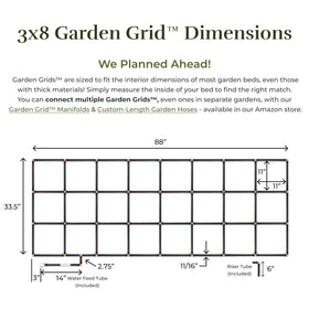 Garden Grid uses UV resistant materials for sun resilience