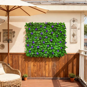 Garden Land expandable fence fully expanded to 22x120 inches for larger coverage