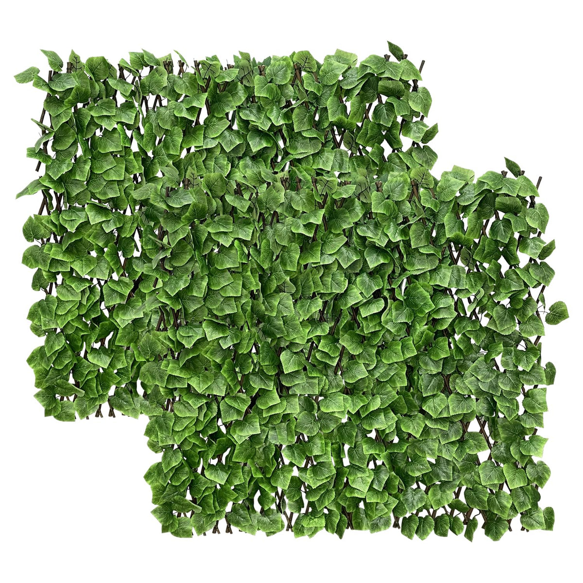 Garden Land expandable fence privacy screen with ivy wall decor for balcony privacy and airflow.