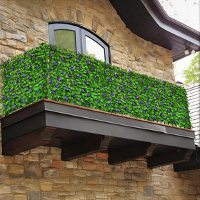 Garden Land ivy fence on balcony demonstrates eco-friendly decor with airflow