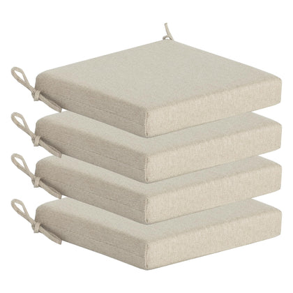 Garden Lucky outdoor chair cushions on a patio chair for comfortable seating