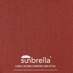 Garden Lucky Sunbrella packaging shows vacuum-compressed delivery and quick recovery.