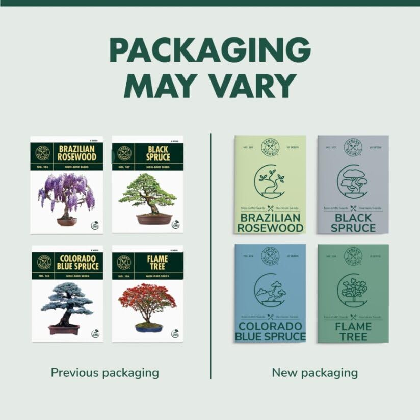 Garden Republic Bonsai Kit burlap grow bags improve airflow for roots.