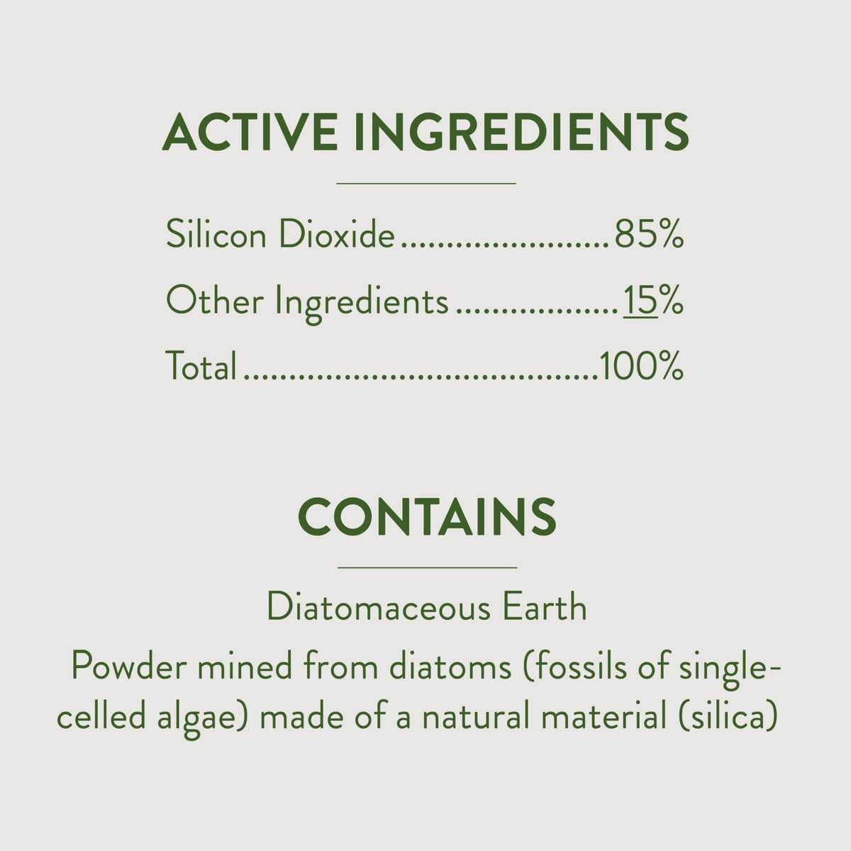 Garden Safe packaging showing powder ready to dust around cabinets.
