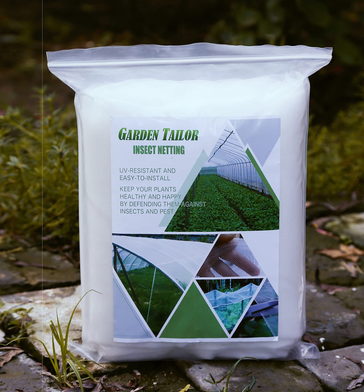 Garden Tailor air-permeable net supports healthy plant growth
