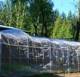 Garden Tailor Cut-to-size net adapts to any bed shape or enclosure.