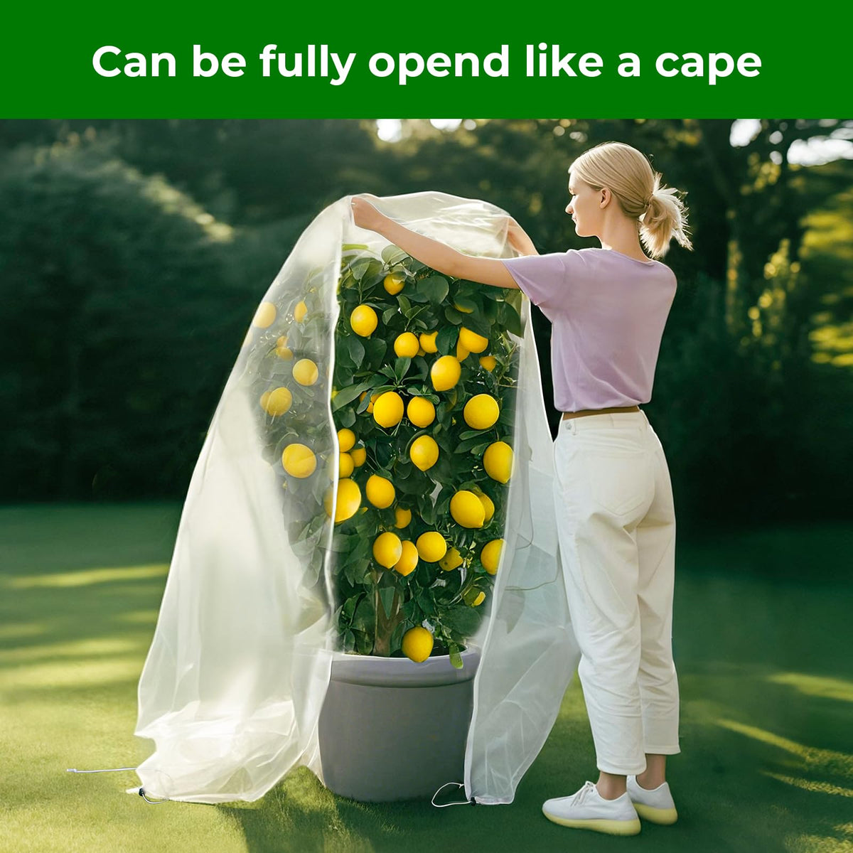Garden Tailor reusable garden netting for multiple growing seasons.