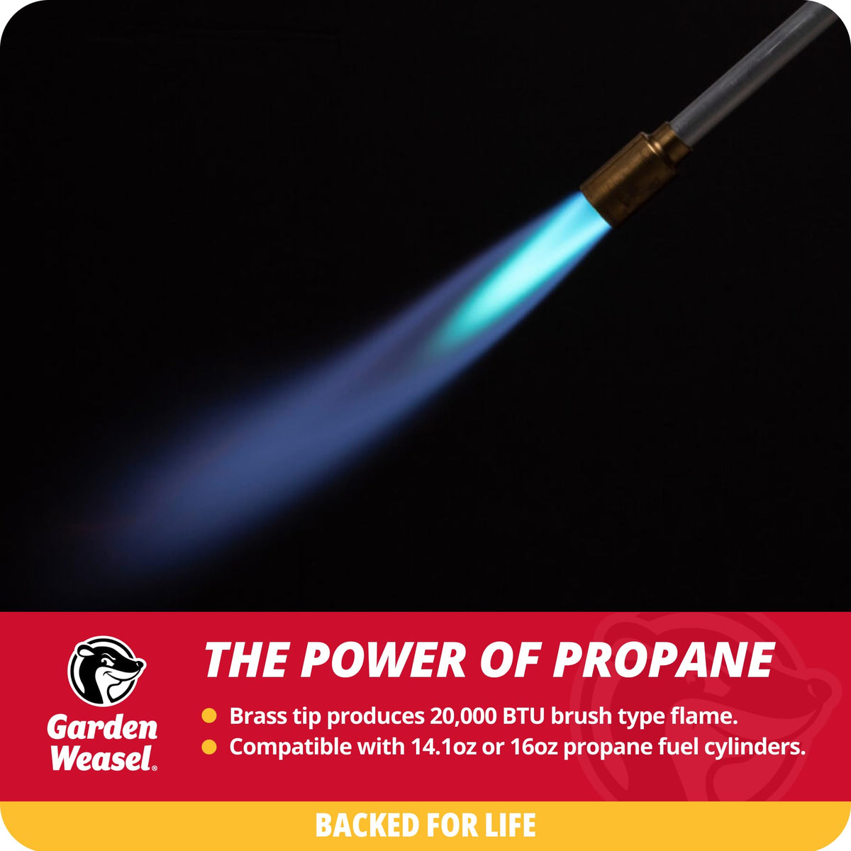 Garden Weasel WeedTorch durable construction built for decades of use.