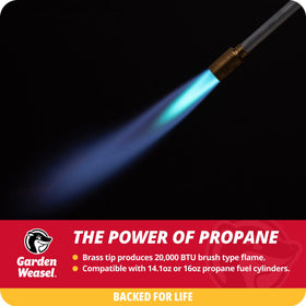 Garden Weasel WeedTorch durable construction built for decades of use.