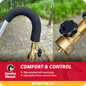 Garden Weasel WeedTorch professional-grade design for reliable, chemical-free weed control.