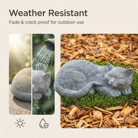 Garden Whisper hand-painted stone finish ensures durable, attractive garden decor.