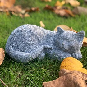 Garden Whisper tabby figurine provides a heartfelt sympathy gift for cat lovers.