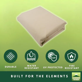 Garden Winds canopy top only replacement detail clarifies included parts