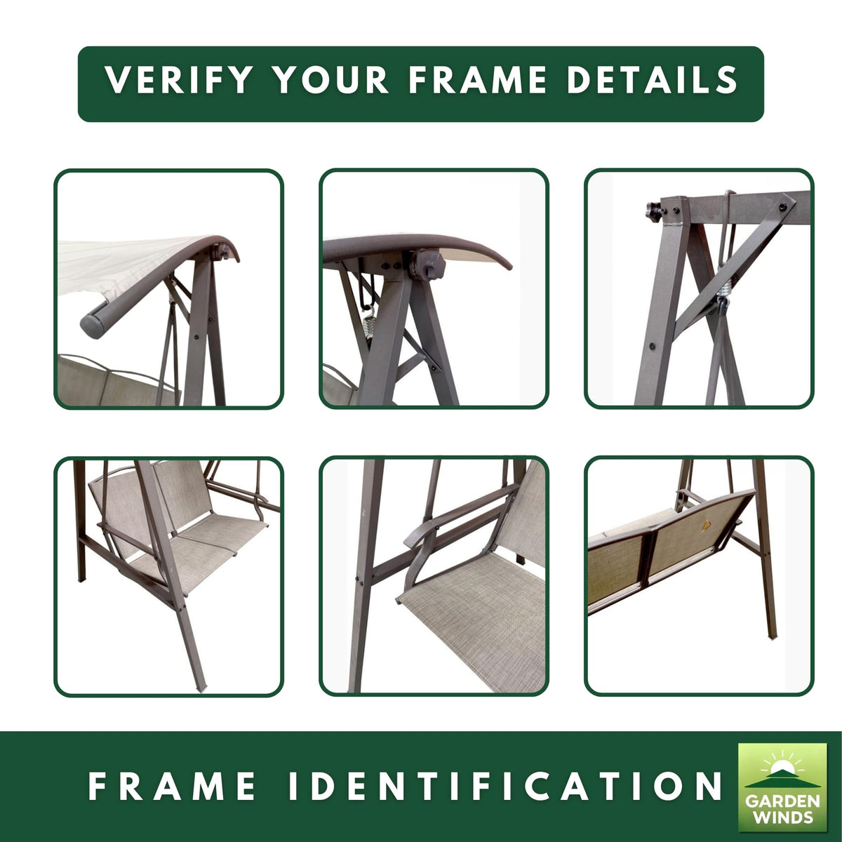Garden Winds 1-year warranty and US-based support for fit and product questions.