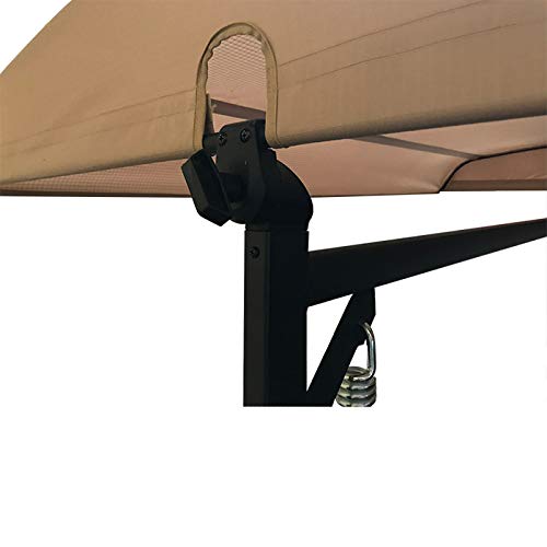 Garden Winds Standard 350 Denier Polyester Beige Whisper canopy, durable shade.