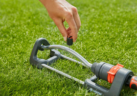 Gardena Aqua S frost and UV protected for year-round use.