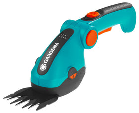 Gardena Battery Grass Shears front view for precise lawn edge trimming