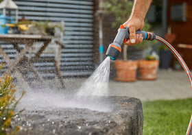 Gardena ergonomic handle with soft grip for comfortable use