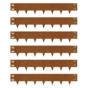 Gardenaire Cor-Ten steel edging with 40-inch length for durable garden borders.