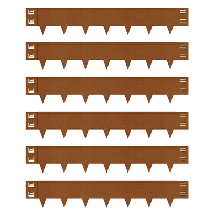 Gardenaire Cor-Ten steel edging with 40-inch length for durable garden borders.