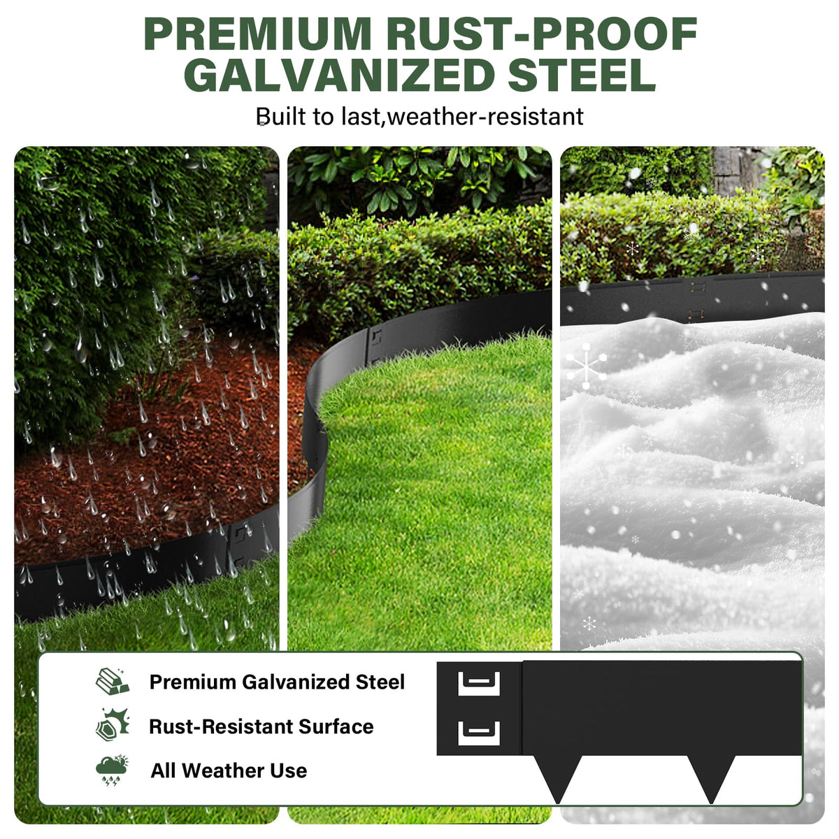 Gardenaire edging kit enables quick connections and easy reconfiguration outdoors.