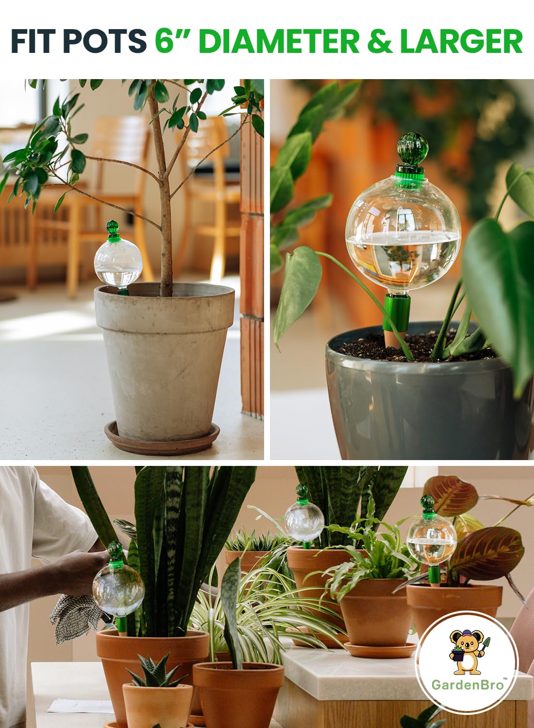 GardenBro vacation solution keeps plants hydrated while you are away.