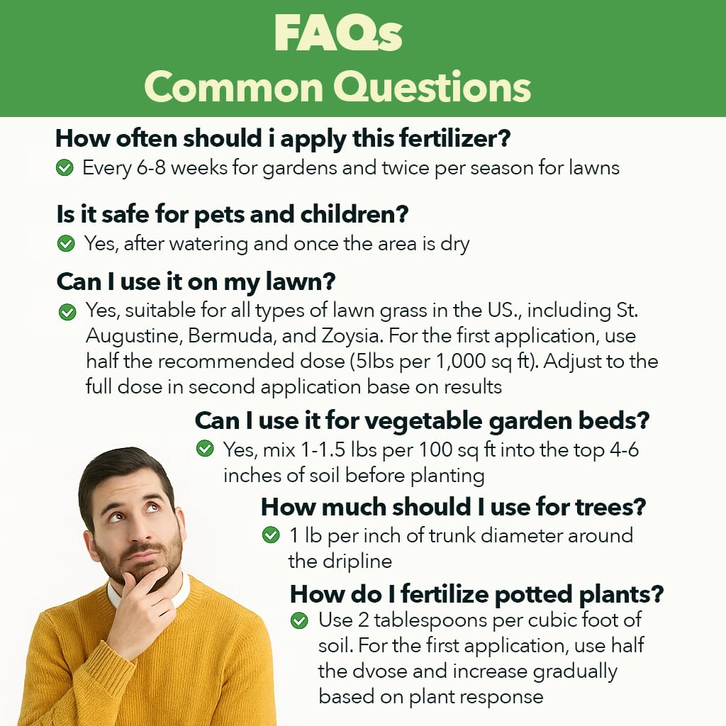 Healthy trees, shrubs, and flowers benefit from balanced 10-10-10.
