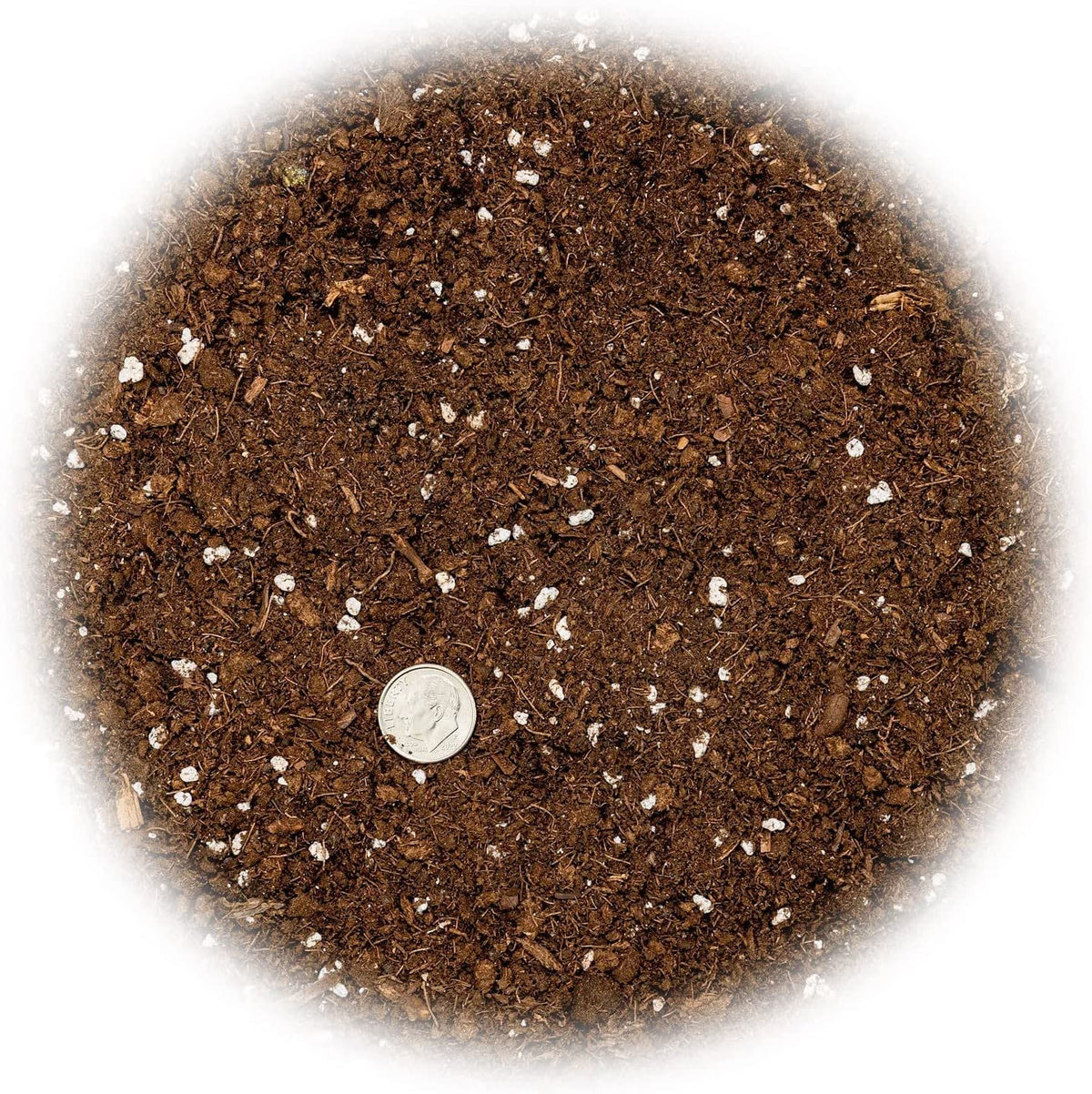 Gardenera Citrus Tree Potting Soil Mix organic label indicating 100% organic and hand-mixed