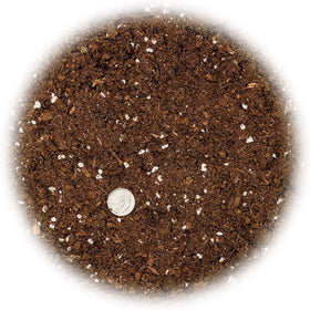 Gardenera Citrus Tree Potting Soil Mix organic label indicating 100% organic and hand-mixed