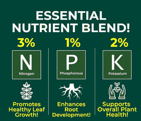 Gardenera liquid fertilizer dilution step demonstrates easy mixing for steady plant feeding.