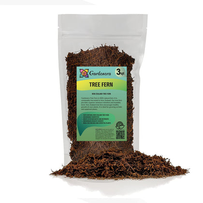 Gardenera Tree Fern substrate supports orchids with exceptional moisture retention and even nutrient distribution.
