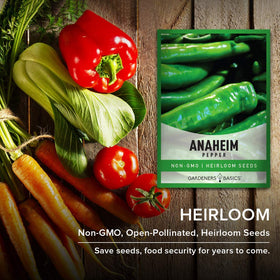 Gardeners Basics 400 mg seeds per packet for ample planting.