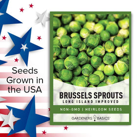 Gardeners Basics Brussels sprouts roasted dish idea on plate inspires home cooking