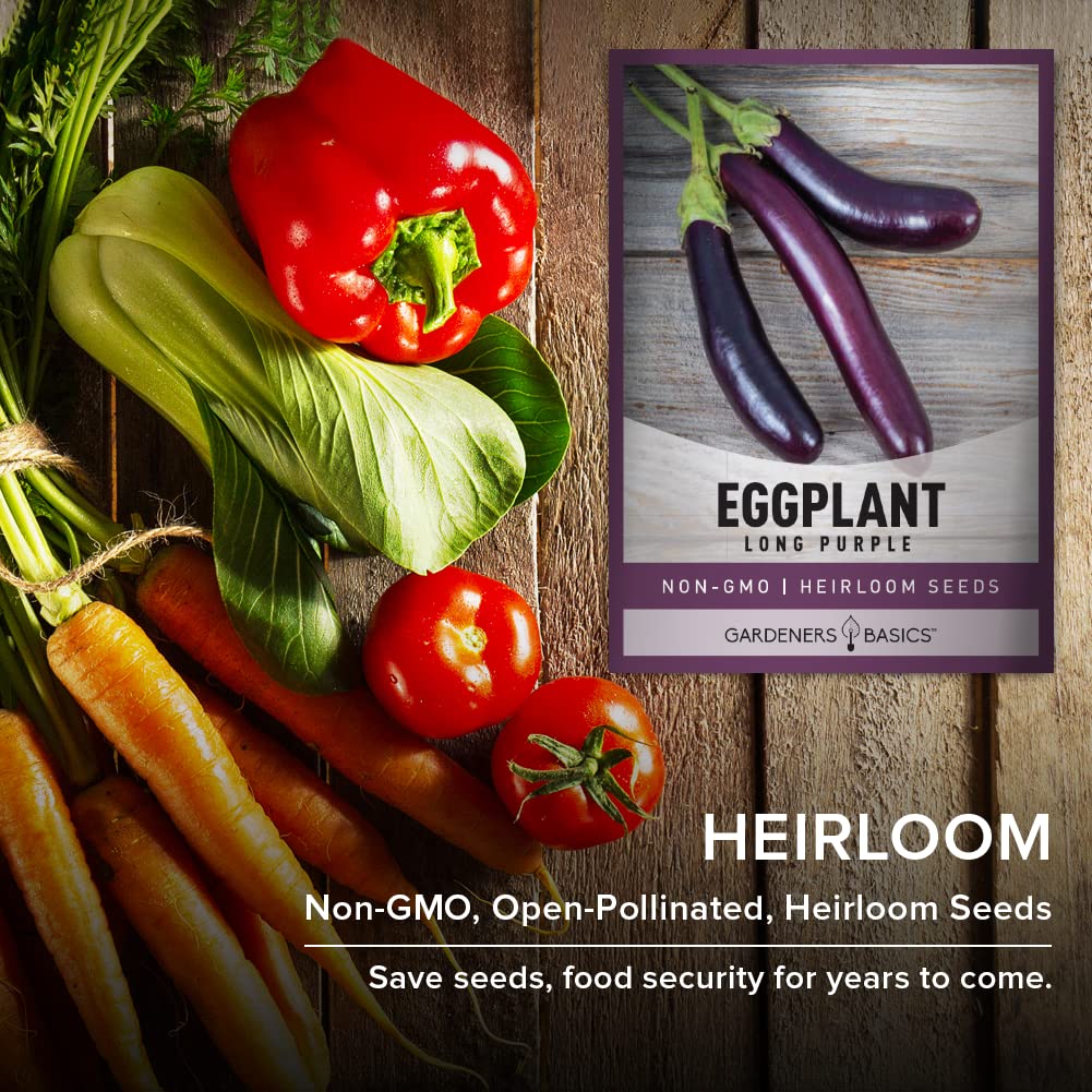 Gardeners Basics uses include grilling, baking, or roasting eggplants.