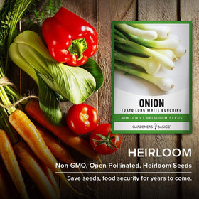 Gardeners Basics harvested green onion adds fresh flavor to salads.