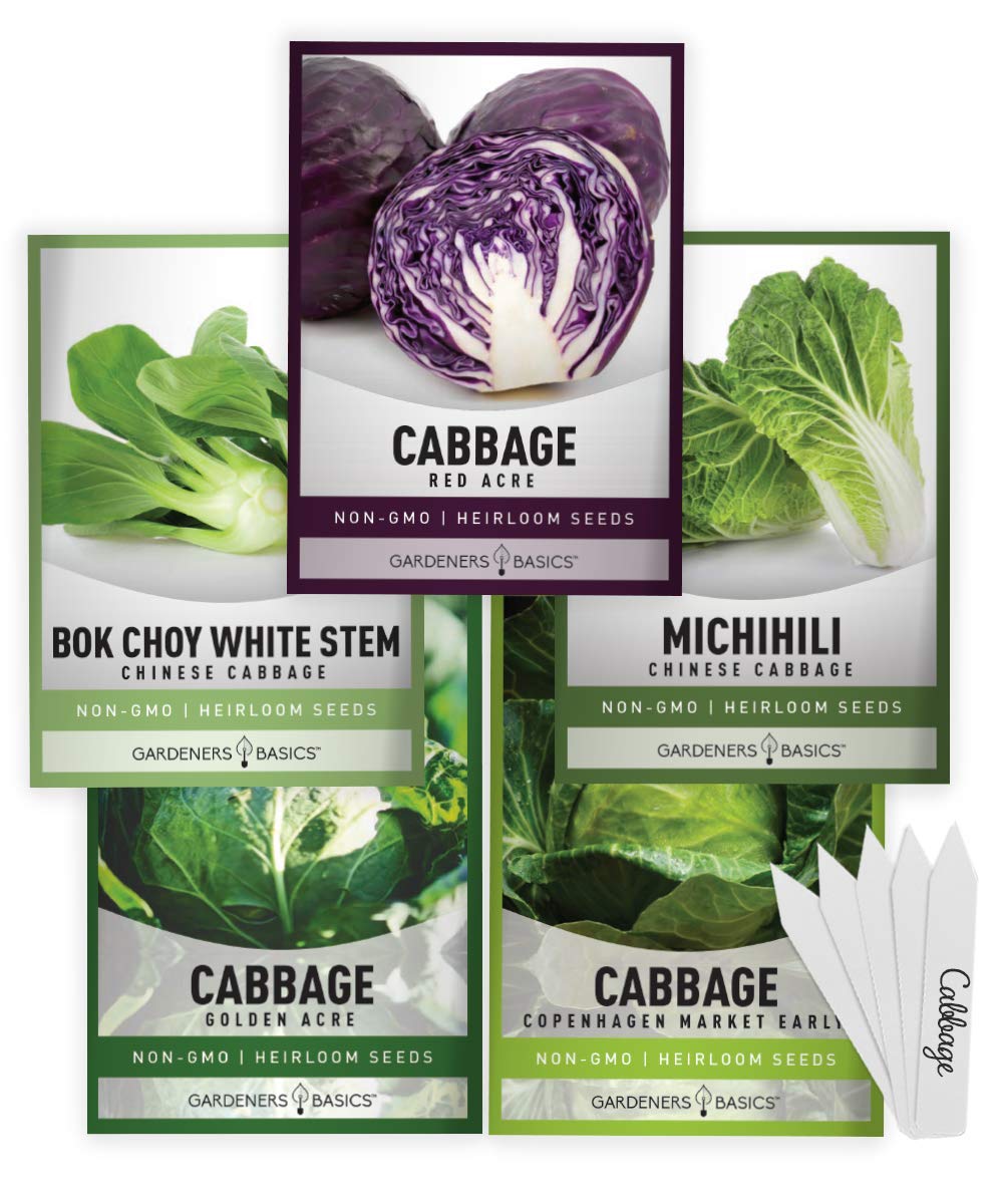 Gardeners Basics Michihili Napa seed packet for fresh stir-fries and crisp leaves.