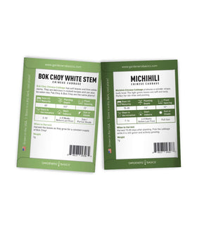 Gardeners Basics plant markers included for easy variety tracking.