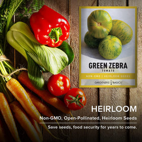 Gardeners Basics USA-grown seeds badge reflecting trusted home-garden provenance.