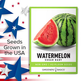 Gardeners Basics water-resistant seed packet with directions, durable and informative.