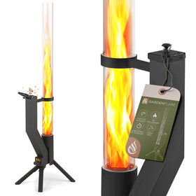 Gardenflare matte black finish with stainless steel accents.