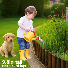 GardenFlow edging features a metal inner core for strong, length-adjustable connections.