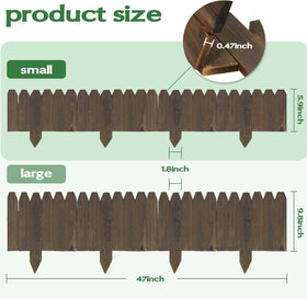 GardenFlow wood edging deep natural tone enhances beds with rustic charm