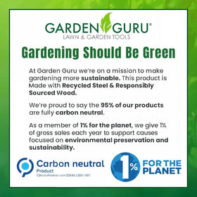 Garden Guru Eco Hand Rake loosens soil around roots and plants.