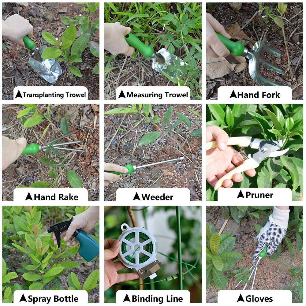 GardenHOME anti-rust stainless steel tools for durable gardening.