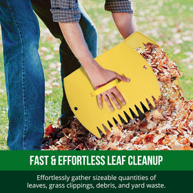 GardenHOME Leaf Grabbers multi-functional design for leaves and debris.