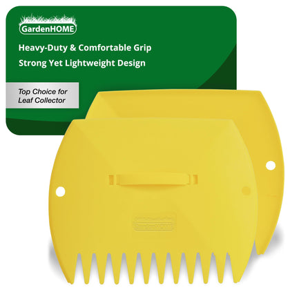 GardenHOME Leaf Scoops large 15x12 for quick yard cleanup.