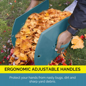 GardenHOME Leaf Scoops lightweight durable plastic for easy handling