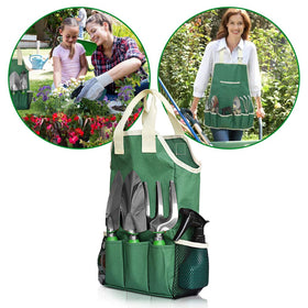 GardenHOME waterproof gardening apron keeps clothes clean while weeding.