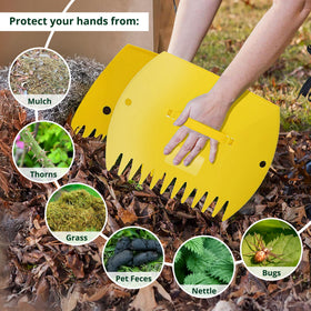 GardenHOME Helps collect yard debris efficiently for fast cleanup.